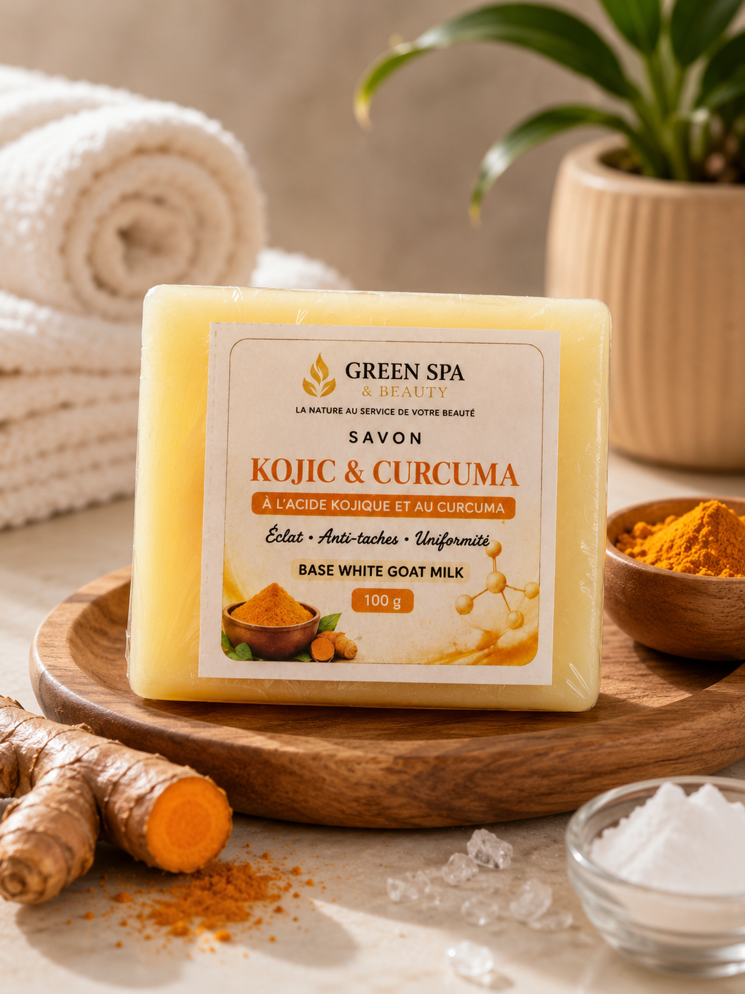 Savon Kojic et Curcuma